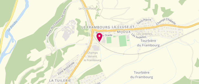 Plan de La Miche du Frambourg, Route Pontarlier 2 le Frambourg, 25300 La Cluse-et-Mijoux