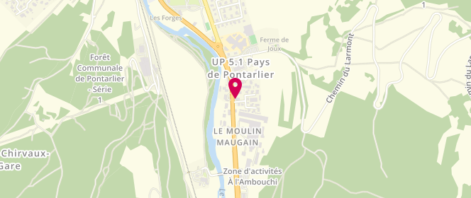 Plan de Le Fournil de Morteau - le Fournil du La, 37 avenue de l'Armée de l'Est, 25300 Pontarlier
