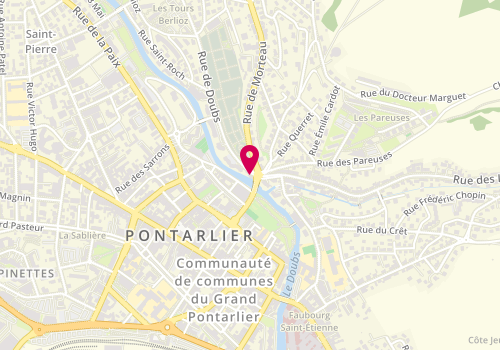 Plan de Banette, 1 Rue de Doubs, 25300 Pontarlier