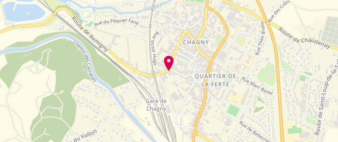 Plan de Boulangerie de la gare, 69 Rue de la Boutière, 71150 Chagny
