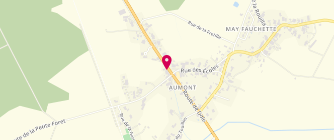 Plan de MEUNIER Stéphane, 4 Route de Dole, 39800 Aumont