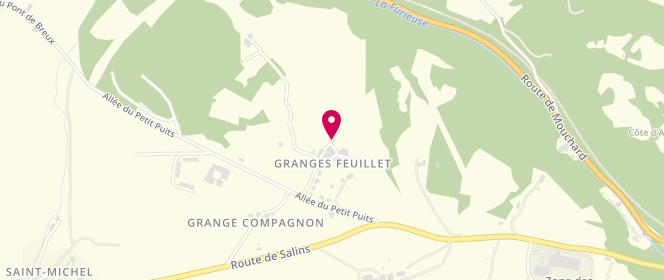 Plan de La Boulange des Granges, 14 chemin des Vergers, 39110 Salins-les-Bains