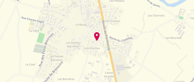 Plan de Le Fournil de Saint Jean, 1 Route du Canton de Juillet, 79100 Saint-Jean-de-Thouars