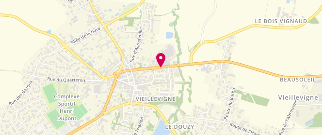 Plan de Au Fournil de Vieillevigne, 23 Avenue du Val de Loire, 44116 Vieillevigne