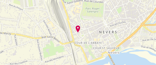 Plan de Boulangerie Pâtisserie Pannetier et Fils, 41 avenue Général de Gaulle, 58000 Nevers