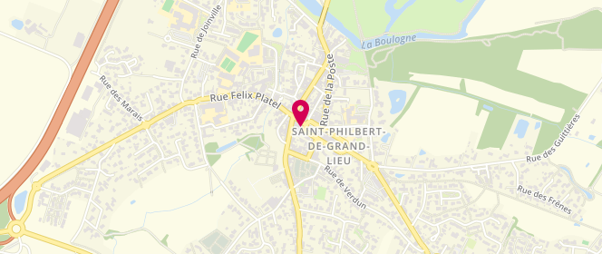 Plan de Boulangerie Patisserie la Carolingienne, 15 Place de L&#039;Eglise, 44310 Saint-Philbert-de-Grand-Lieu