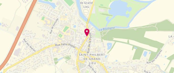 Plan de La P'tite Douceur, 4 Rue de l'Hôtel de Ville, 44310 Saint-Philbert-de-Grand-Lieu