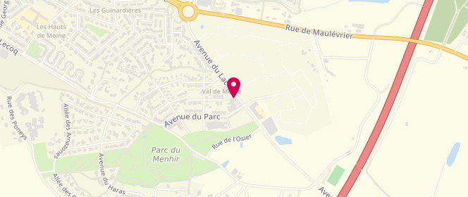 Plan de Au P'ti Dej, Place des Valérianes
Av. Du Lac, 49300 Cholet