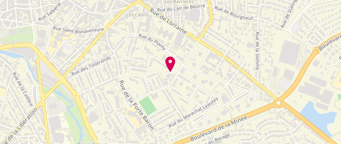 Plan de La Lorraine, Centre Commercial du parc 37 Rue Laënnec, 49300 Cholet
