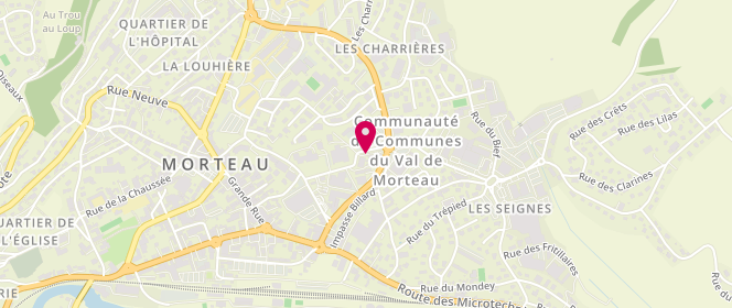 Plan de Jerome Legrand, 3-7 Rue du Clos Jeune, 25500 Morteau