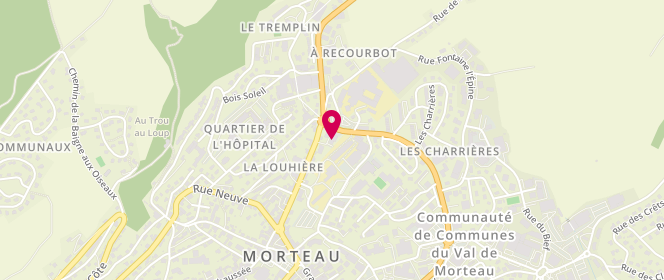 Plan de La Mie du Val, Avenue General 
27 avenue Charles de Gaulle 27, 25500 Morteau