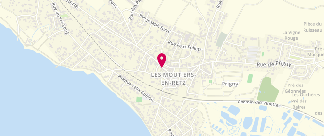 Plan de L'Epi Monastérien, 11 Rue de l'Abbé Baconnais, 44760 Les Moutiers-en-Retz