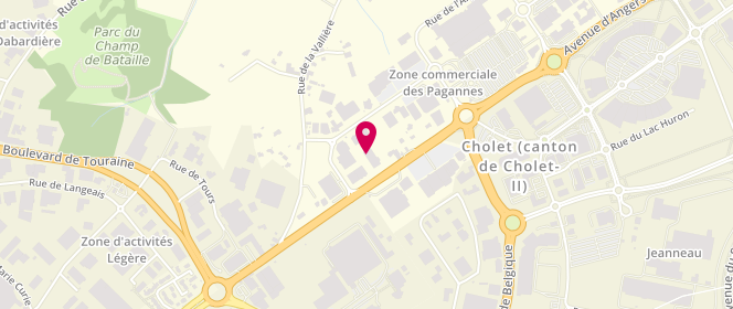 Plan de Boulangerie Ange, Zone de l'Ecuyère
21 avenue Edmond Michelet, 49300 Cholet