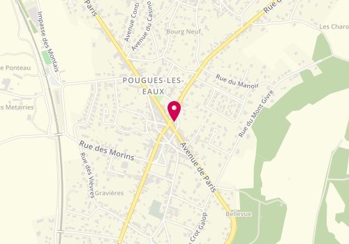 Plan de Cassiot, 59 Route de Paris, 58320 Pougues-les-Eaux