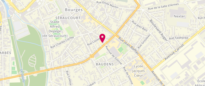 Plan de Agnès et Mickaël Boulnois, 45 Rue Baffier, 18000 Bourges