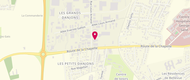 Plan de Société LOUIS (ex POUILLARD), 35 Rue Louis Armand, 18000 Bourges
