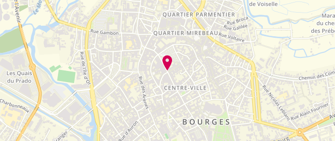 Plan de La Mie Câline, 11 Rue Moyenne, 18000 Bourges
