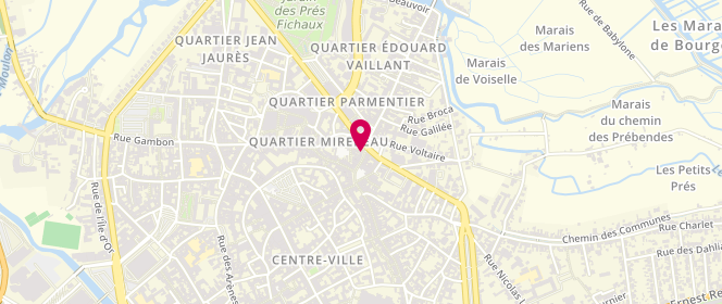 Plan de Le Fournil Saint Bonnet, 19 Rue Jean Girard, 18000 Bourges