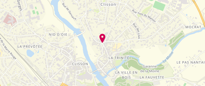 Plan de Le Fournil en Vigne, 3 Rue Porte de Palzaise, 44190 Clisson
