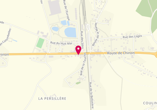 Plan de Le Fournil d'Aurore et Fred, 43 Route de Chinon, 37800 Noyant-de-Touraine