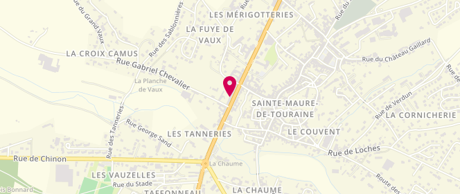 Plan de Boulangerie au Pain Chaud, 58 avenue du Général de Gaulle, 37800 Sainte-Maure-de-Touraine