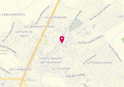 Plan de Le Fournil Sainte Maurien, 31 Place du Maréchal Leclerc, 37800 Sainte-Maure-de-Touraine