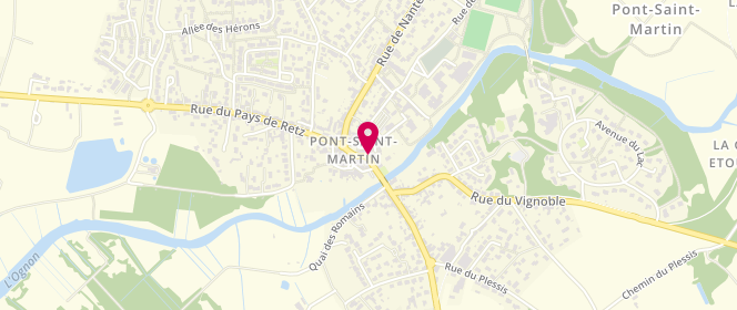 Plan de Le Pralin' Noix, 1 Rue Maurice Utrillo, 44860 Pont-Saint-Martin