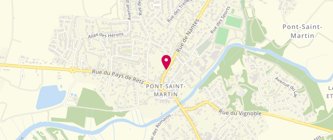Plan de Boulangerie Ritouet Chaillou, 21 Rue de Nantes, 44860 Pont-Saint-Martin