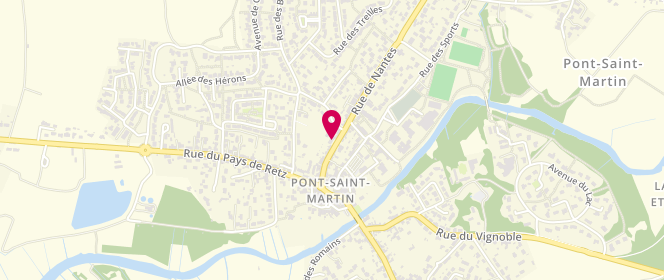 Plan de Jaéna Boulangerie, 21 Rue de Nantes, 44860 Pont-Saint-Martin