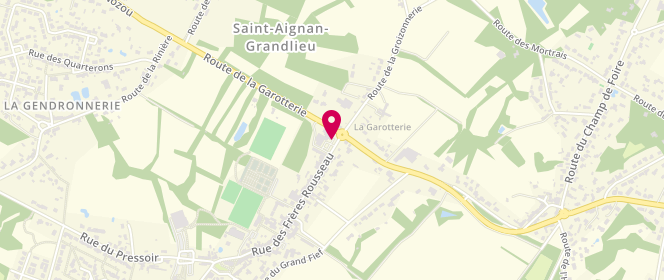 Plan de L'Arbre A Pain, 44 Rue des Frères Rousseau, 44860 Saint-Aignan-Grandlieu