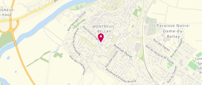 Plan de Boulangerie Ozenne, 505 Rue Nationale, 49260 Montreuil-Bellay