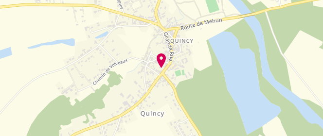 Plan de La Ch'tite Miette, 8 Route de Reuilly, 18120 Quincy