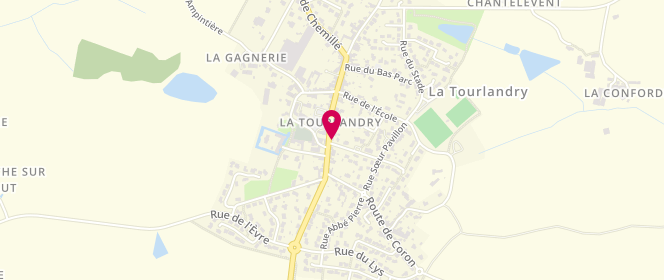 Plan de Boulangerie Eddy Léger, 42 Rue Geoffroy de la Tour-Landry, 49120 Chemillé-en-Anjou