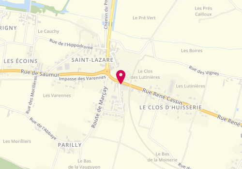 Plan de Le Pétrin Saint-Lazare, 5 Rue René Cassin, 37500 Chinon