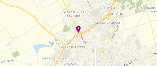 Plan de Boulangerie le Treize, 13 Boulevard Luxembourg, 44330 Vallet