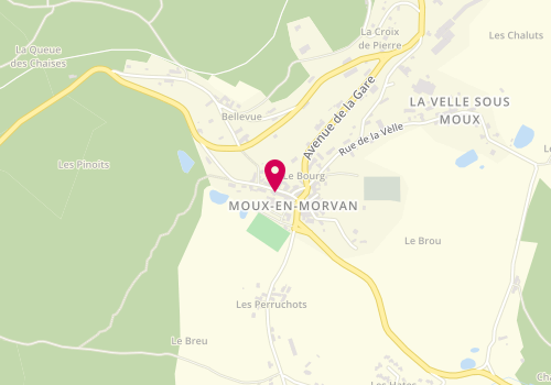 Plan de FOUCHER Yann Yann, Le Bourg, 58230 Moux-en-Morvan