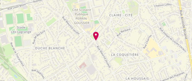Plan de Ma Boulangerie Café, 25 Rue Victor Fortun, 44400 Rezé