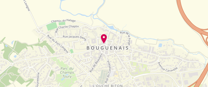 Plan de Boulanger BOUCHTARAT, 3 Rue Aristide Briand, 44340 Bouguenais