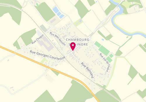 Plan de DREUX Ambroise, 21 Rue Ronsard, 37310 Chambourg-sur-Indre