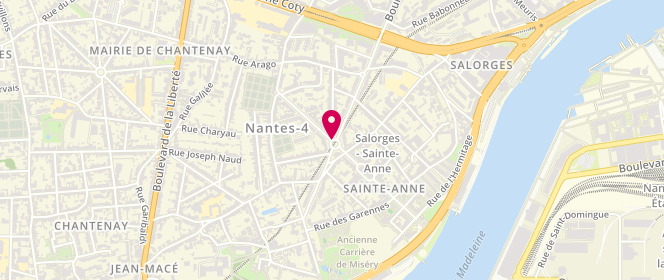 Plan de ROUX Pascal, 6 Place Lechat, 44100 Nantes