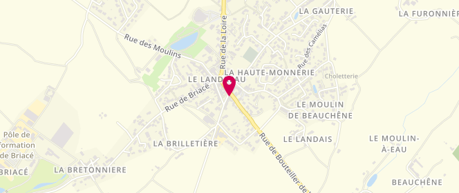 Plan de Boulangerie MOREAU Christian, 2 Rue Bouteiller de l'Isle, 44430 Le Landreau