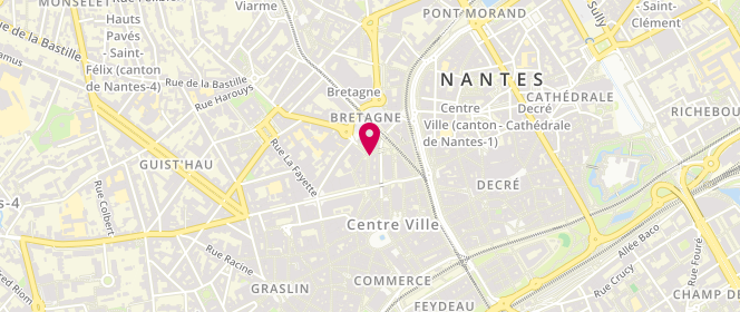 Plan de La Batisse du Pain, 8 Rue Guépin, 44000 Nantes