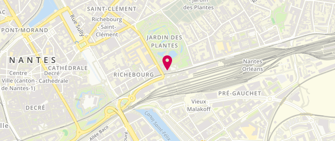Plan de La Pâtisserie de la Gare, 24 Boulevard de Stalingrad, 44000 Nantes