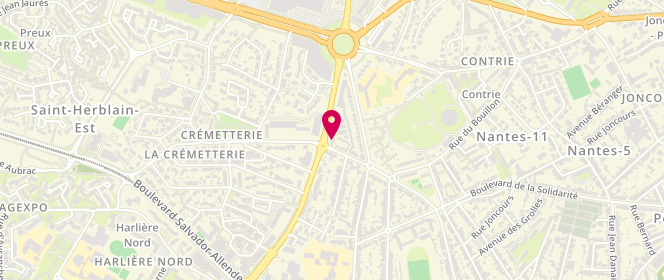 Plan de Boulangerie du Tertre, 13 Boulevard du Tertre, 44100 Nantes