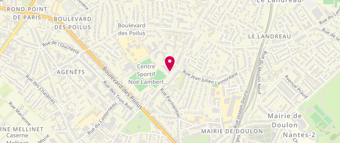 Plan de Boulangerie Deslandes, 27 Route de Sainte-Luce, 44300 Nantes