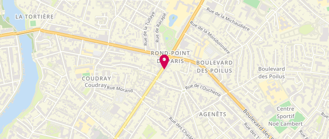 Plan de Boulangerie Coffee Shop Backt, 7 Bis Rue Général Buat, 44000 Nantes