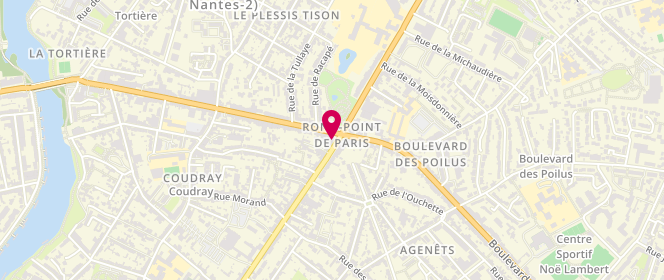 Plan de La Maison Charrier (Boulangerie & Snack Gourmet), 2 Rue Général Buat, 44000 Nantes