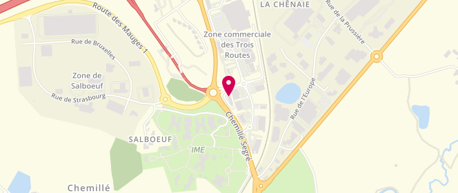 Plan de Boulangerie Marie Blachere, Zone Artisanale des 3 Routes
2 Rue Paul-Henri Spaak, 49120 Chemillé-en-Anjou