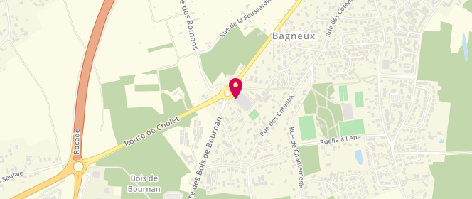 Plan de Boulangerie des Tuffeaux, Rond Point de Bournan, 49400 Saumur