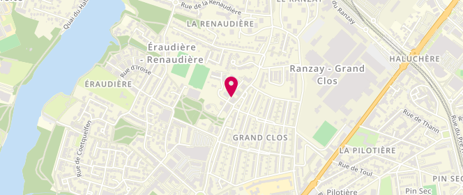 Plan de Boulangerie Patisserie de l'Eraudiere, 4 Avenue Abel Gance, 44300 Nantes